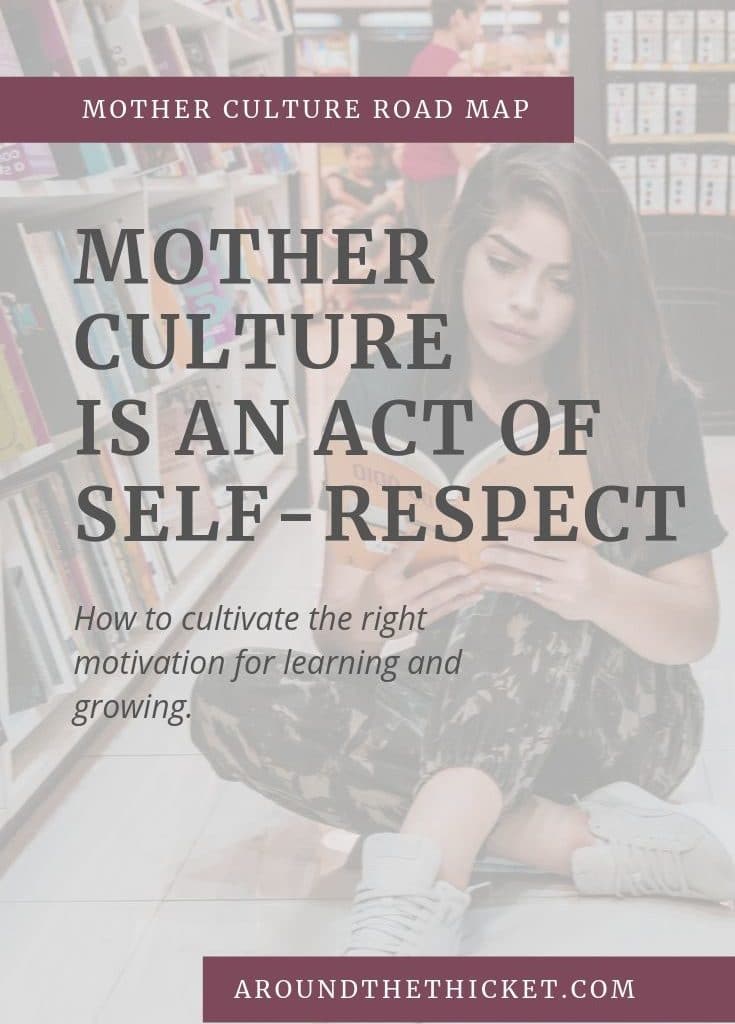 What is the difference between self-care and mother culture? One is a nice extra if you can afford it. The other is a necessary to our well-being as eating healthy meals throughout the day.