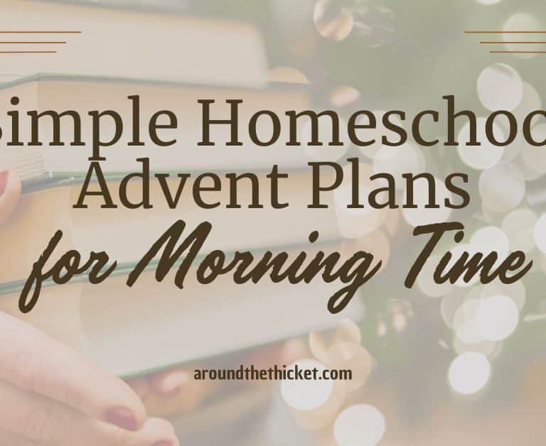 Simple Homeschool Advent Ideas